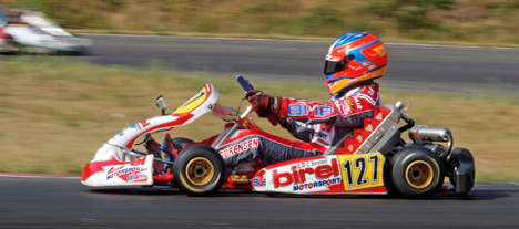 Christian Sørensen sluttede på en samlet sjetteplads i WSK World-serien 2010.
